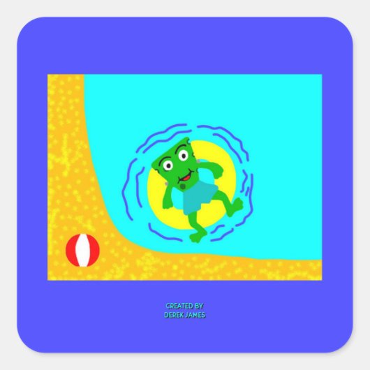 FrankenCheese Summer Square Sticker (Voorkant)