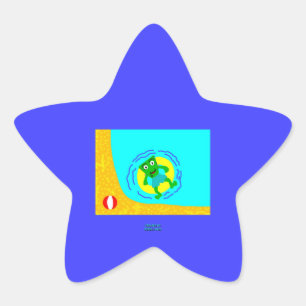 FrankenCheese Summer Star-Sticker Ster Sticker