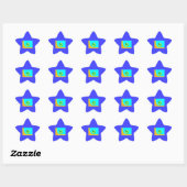 FrankenCheese Summer Star-Sticker Ster Sticker (Vel)