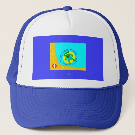 FrankenCheese Summer Trucker Hat Pet (Voorkant)