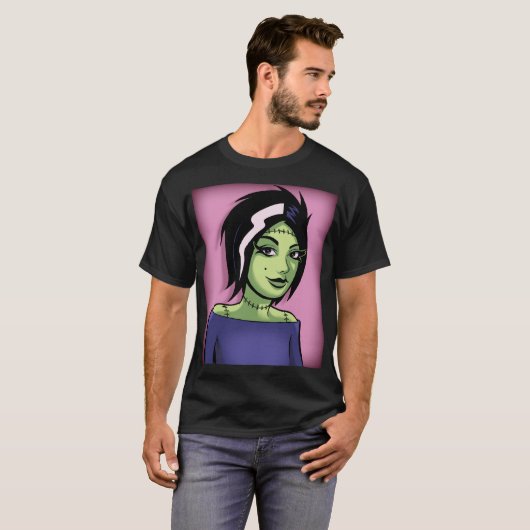 Frankenchica van Defenders of Monstro City T-shirt (Voorkant volledig)