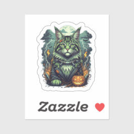 FrankenCoon – Maine Coon Halloween Sticker