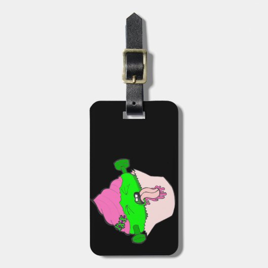 Frankencupcake Bagagelabel (Voorkant verticaal)