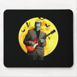 Frankengitaar speelt elektrische gitaar Halloween Muismat