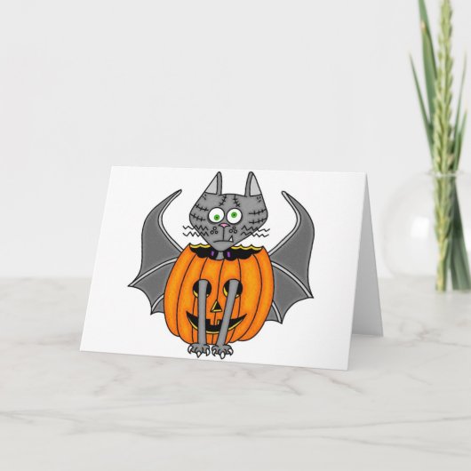 FrankenKitty Feestdagen Kaart (Voorkant)