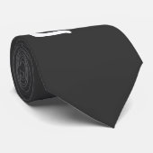 Frankenkitty Stropdas — White on Darkest Gray (Opgerold)