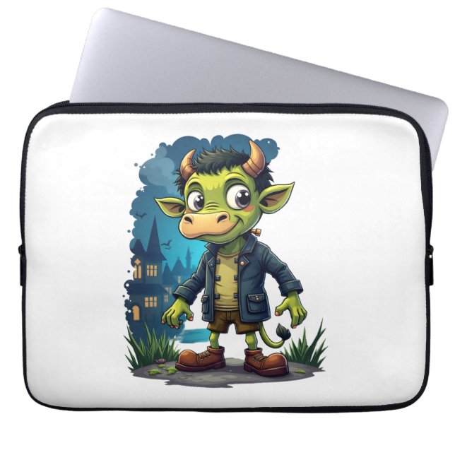 Frankenmoo Laptop Sleeve (Voorkant)