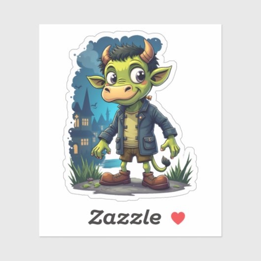 Frankenmoo Sticker (Vel)