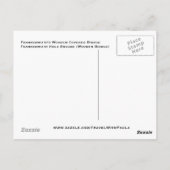 Frankenmuth Covered Wooden Bridge Michigan Briefkaart (Achterkant)