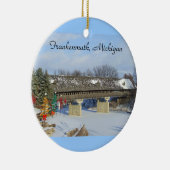 Frankenmuth MI Covered Wooden Bridge Ornament (Rechts)