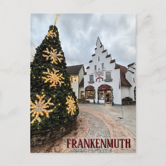 Frankenmuth Michigan Kerst Ansichtkaart Briefkaart (Voorkant)
