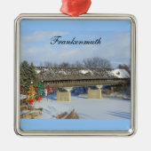 Frankenmuth Michigan Kerstversier Metalen Ornament (Voorkant)