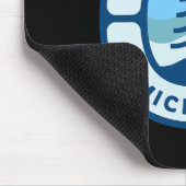 Frankenmuth Michigan Mi Retro Winter Forest Souven Muismat (Hoek)