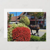Frankenmuth, Michigan, paardenkoets Briefkaart (Voorkant / Achterkant)