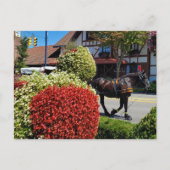 Frankenmuth, Michigan, paardenkoets Briefkaart (Voorkant)