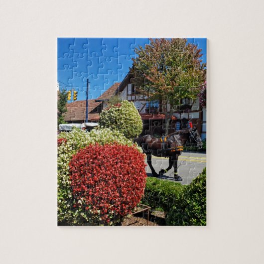 Frankenmuth, Michigan, Paardenwagen Legpuzzel (Verticaal)