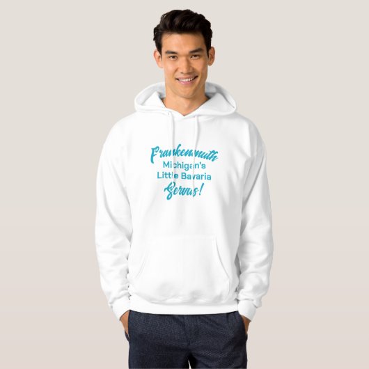 Frankenmuth Michigan Printed Hoodie (Voorkant volledig)