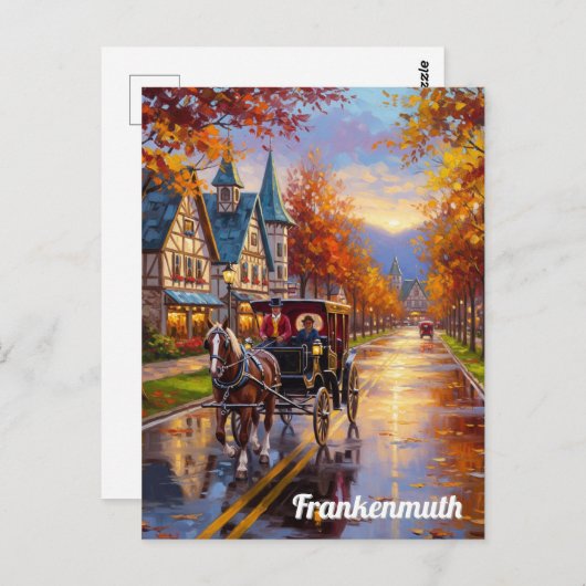 Frankenmuth Michigan Reizen Briefkaart (Voorkant / Achterkant)