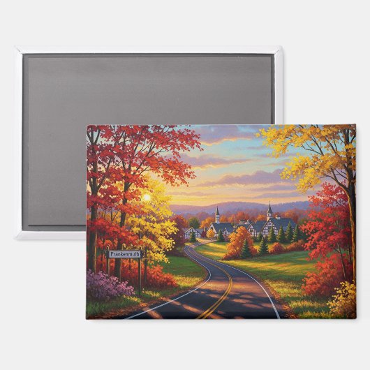 Frankenmuth Michigan Reizen Magneet (Voorkant / Achterkant)