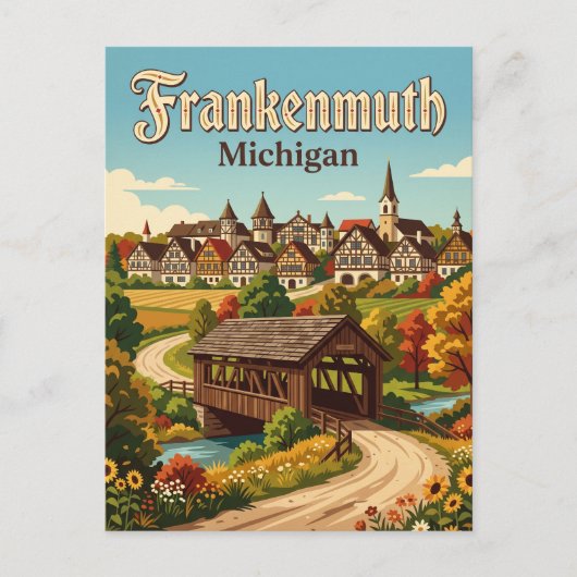 Frankenmuth USA Briefkaart (Voorkant)