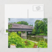 Frankenmuths Covered Bridge Briefkaart (Voorkant / Achterkant)