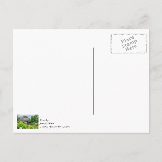 Frankenmuths Covered Bridge Dank u Briefkaart (Achterkant)