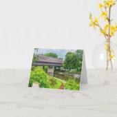 Frankenmuths Covered Bridge Dank u wel Kaart (Gele Bloem)