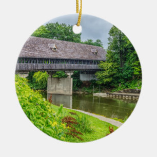 Frankenmuths Covered Bridge Keramisch Ornament
