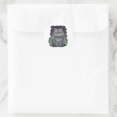 FrankenPerzisch – Frankenstein Perzische kat Ronde Sticker (Tas)