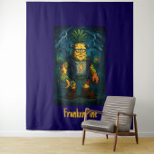 FrankenPine Wall Art Tapestry - Pineapple Empire Wandkleed (In situ)