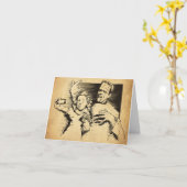 Frankenselfie-Wenskaart Kaart (Gele Bloem)