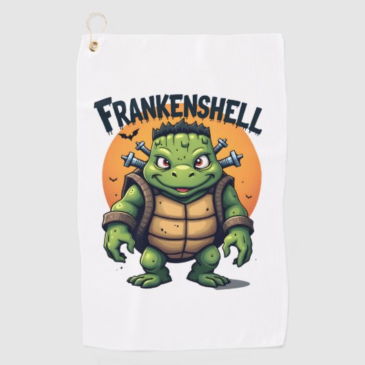 Frankenshell Turtle Golfhanddoek (Voorkant)