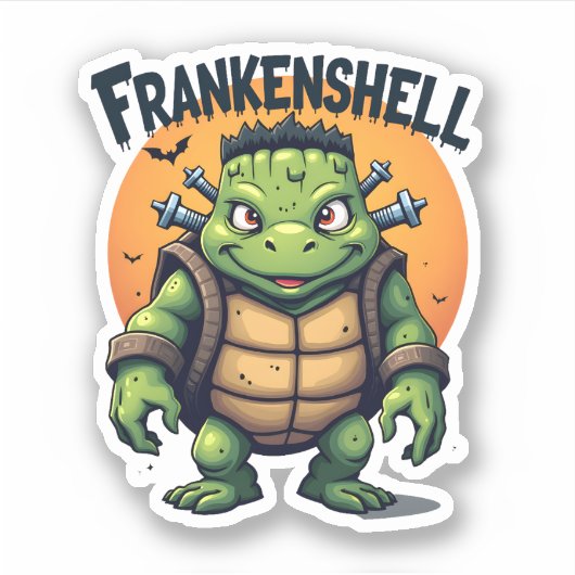 Frankenshell Turtle Sticker (Voorkant)