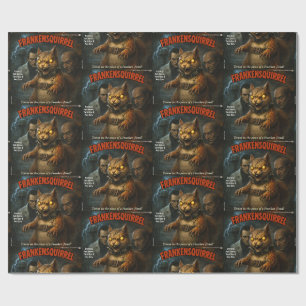 Frankensquirrel Klassieke Filmparodie Cadeaupapier