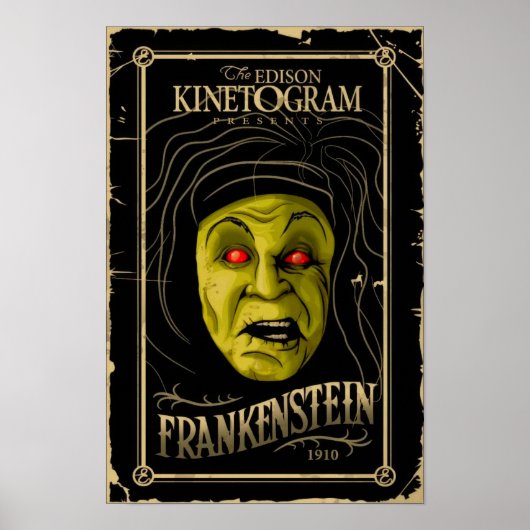 Frankenstein 1910 Klassieke Film Poster (Voorkant)
