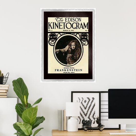 Frankenstein 1910 poster (Thuiskantoor)