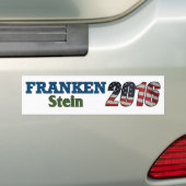 FrankenStein 2016 Bumpersticker (Op auto)