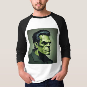 Frankenstein 3/4 sleeve mannen shirt