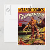 frankenstein-3 briefkaart (Voorkant / Achterkant)