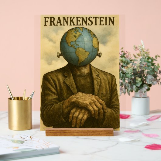 FRANKENSTEIN Acryl bord (Huwelijk)