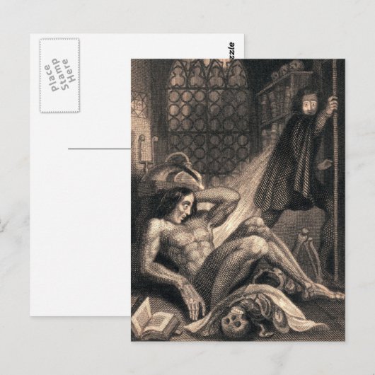 Frankenstein Art Briefkaart (Voorkant / Achterkant)