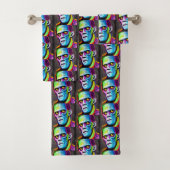 Frankenstein Bathroom Towel Set Bad Handdoek (Insitu)