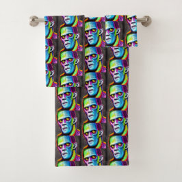 Frankenstein Bathroom Towel Set Bad Handdoek