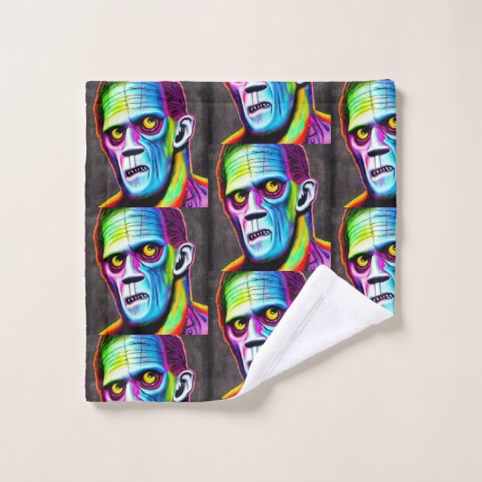 Frankenstein Bathroom Towel Set Bad Handdoek (Wasdoekje)