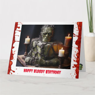 Frankenstein Birthday Kaart