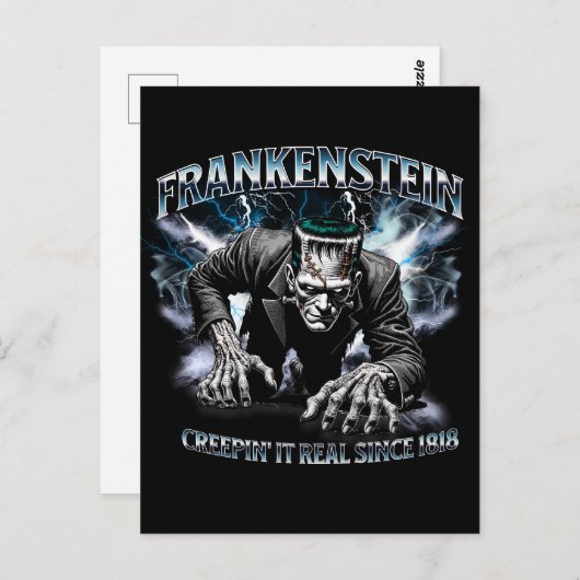 Frankenstein Bootleg Style Briefkaart (Voorkant / Achterkant)