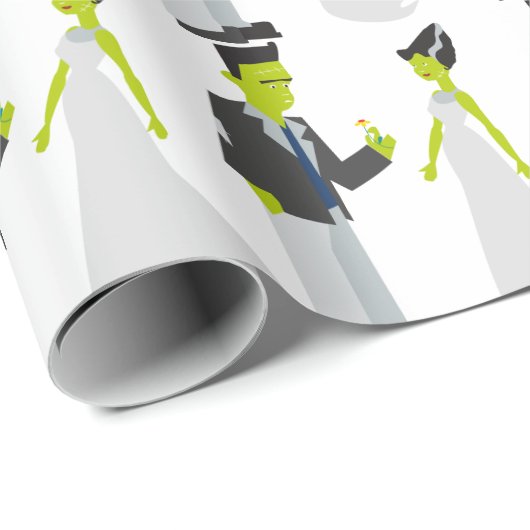 Frankenstein & Bride Cadeaupapier (Rol Hoek)