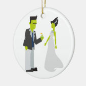 Frankenstein & Bride Keramisch Ornament (Links)