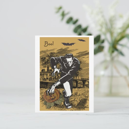 Frankenstein Briefkaart (Staand voorkant)