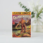 frankenstein briefkaart (Staand voorkant)